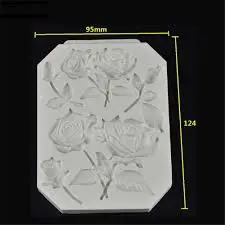Rose flower theme Flower Mould