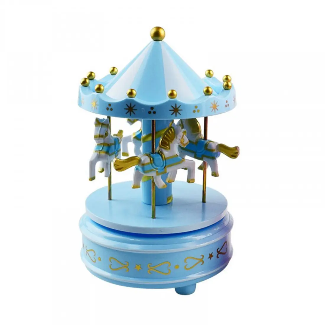 Merry Go Round Carousel Music Box cake Topper