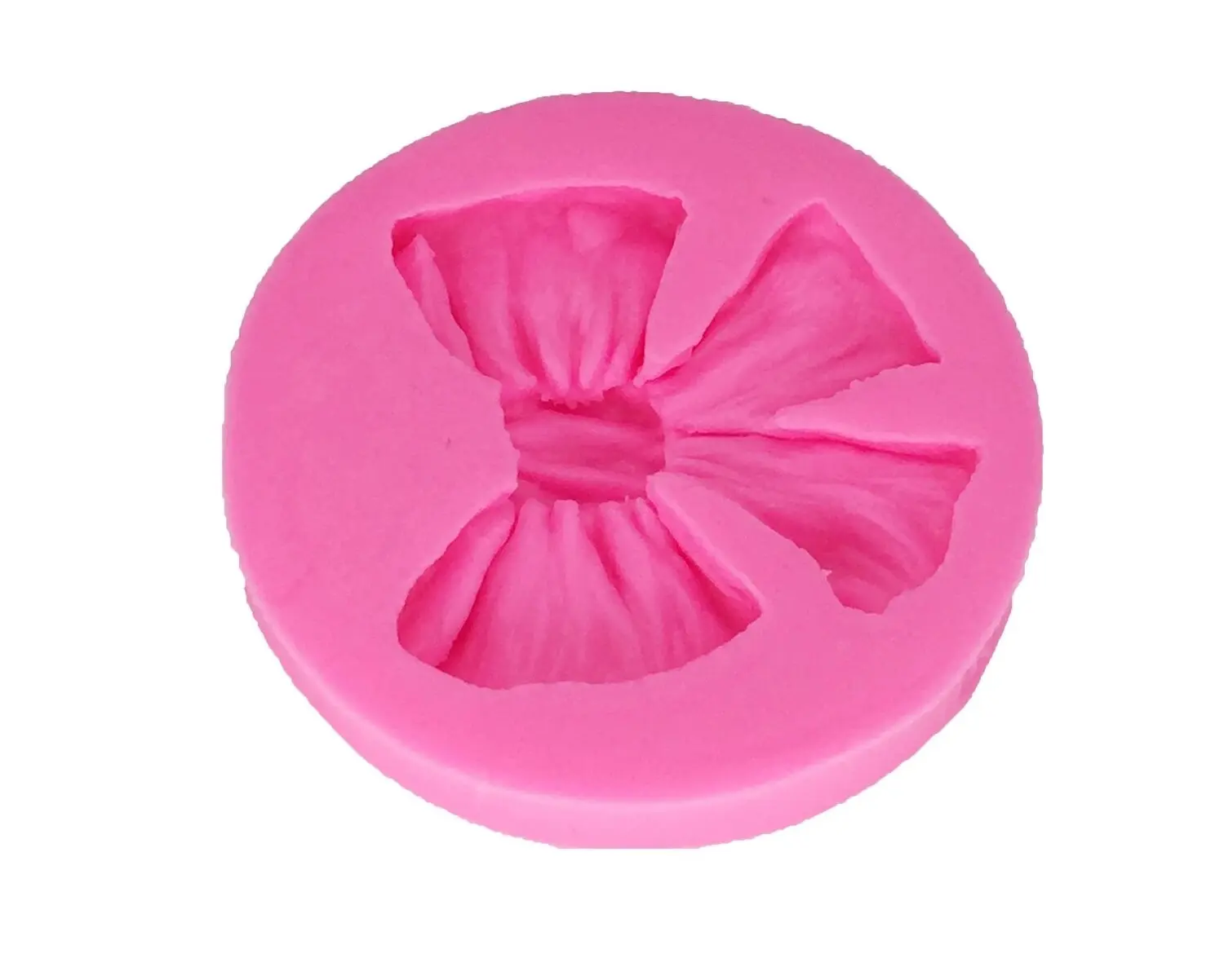 1Pcs 3D Bow Silicone Fondant Mould