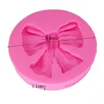1Pcs 3D Bow Silicone Fondant Mould