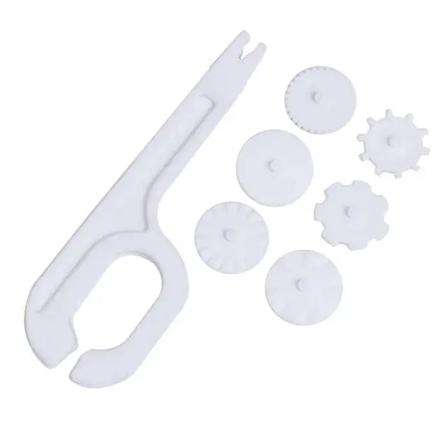 Eco-Friendly 1 Set Cake Mold Wheel Embosser Cutter Baking Accessories Plastic Fondant Mold Kitchen Gadgets