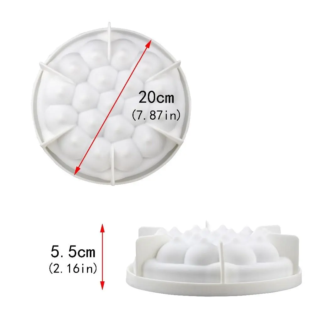 Round Hill Shape Silicone Mousse cake mould entremet mould