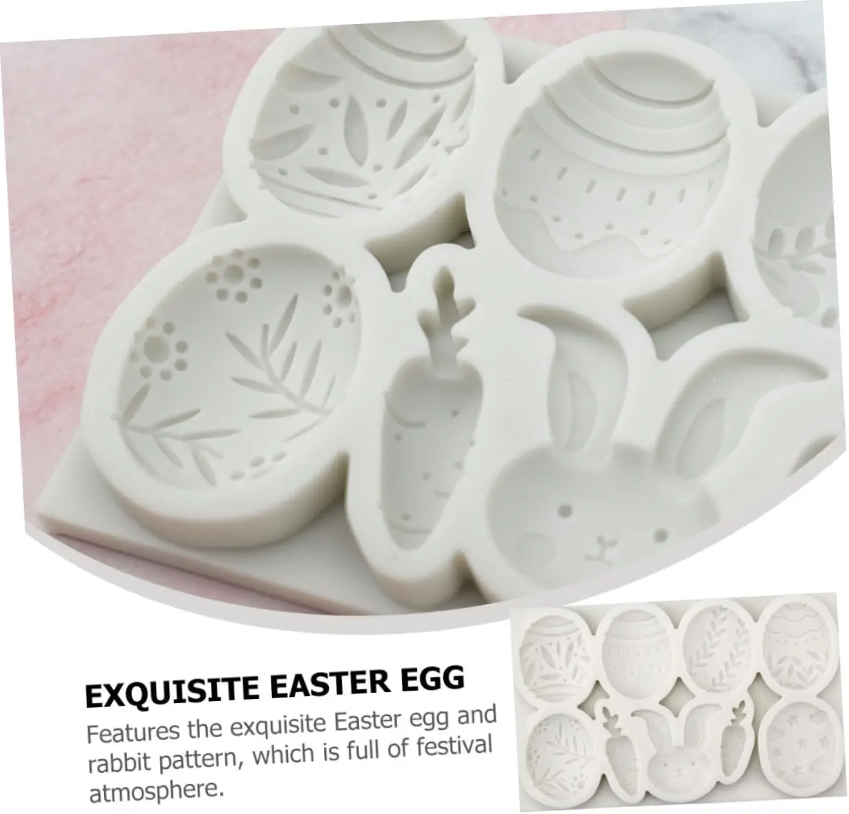 Easter Rabbit Silicone Fondant Mold