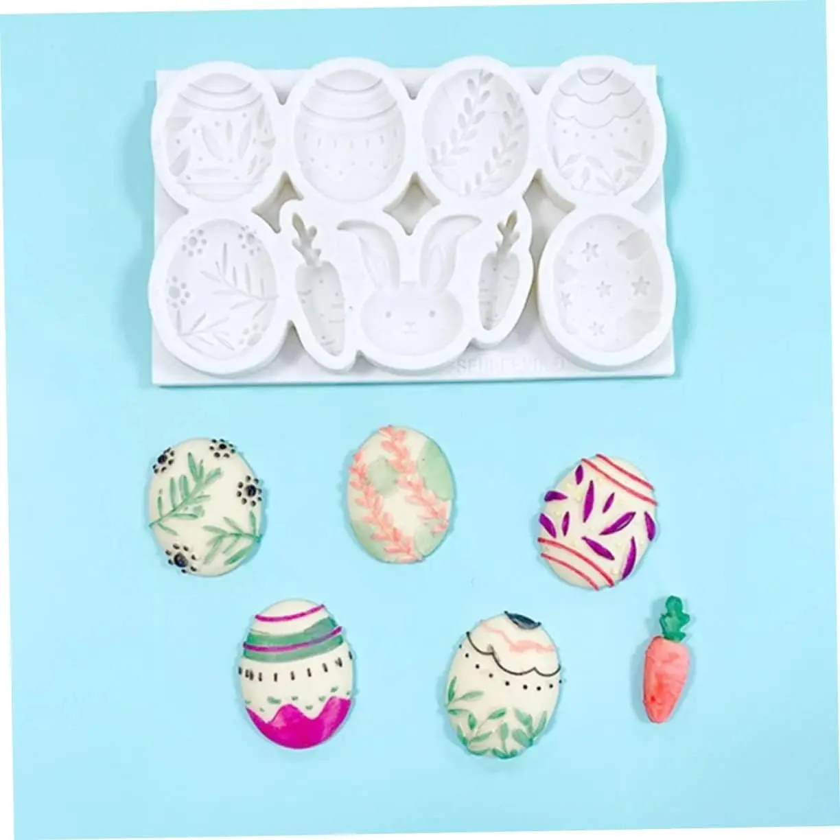 Easter Rabbit Silicone Fondant Mold