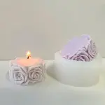 1pc Silicone Flower Design Candle Mould