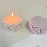 1pc Silicone Flower Design Candle Mould