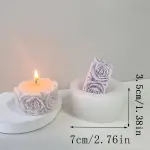 1pc Silicone Flower Design Candle Mould