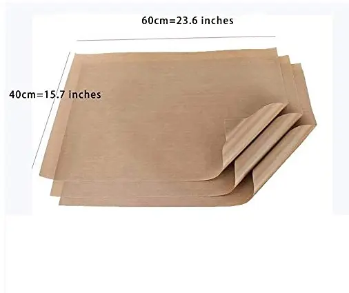2 pcs Teflon Sheet Non Stick 16 x 24 Heat Transfer Paper Reusable Heat Resistant