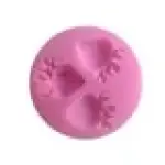 Three Hole Silicone Fondant Mold,Fondant Mold Sugar Craft Tools Chocolate Mold for Cake Tools