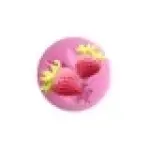 Three Hole Silicone Fondant Mold,Fondant Mold Sugar Craft Tools Chocolate Mold for Cake Tools