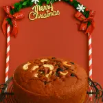 1 pcs Merry Christmas String Cake Topper Flag Banner Topper