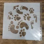 Baby Feet theme Decoration icing Stencils