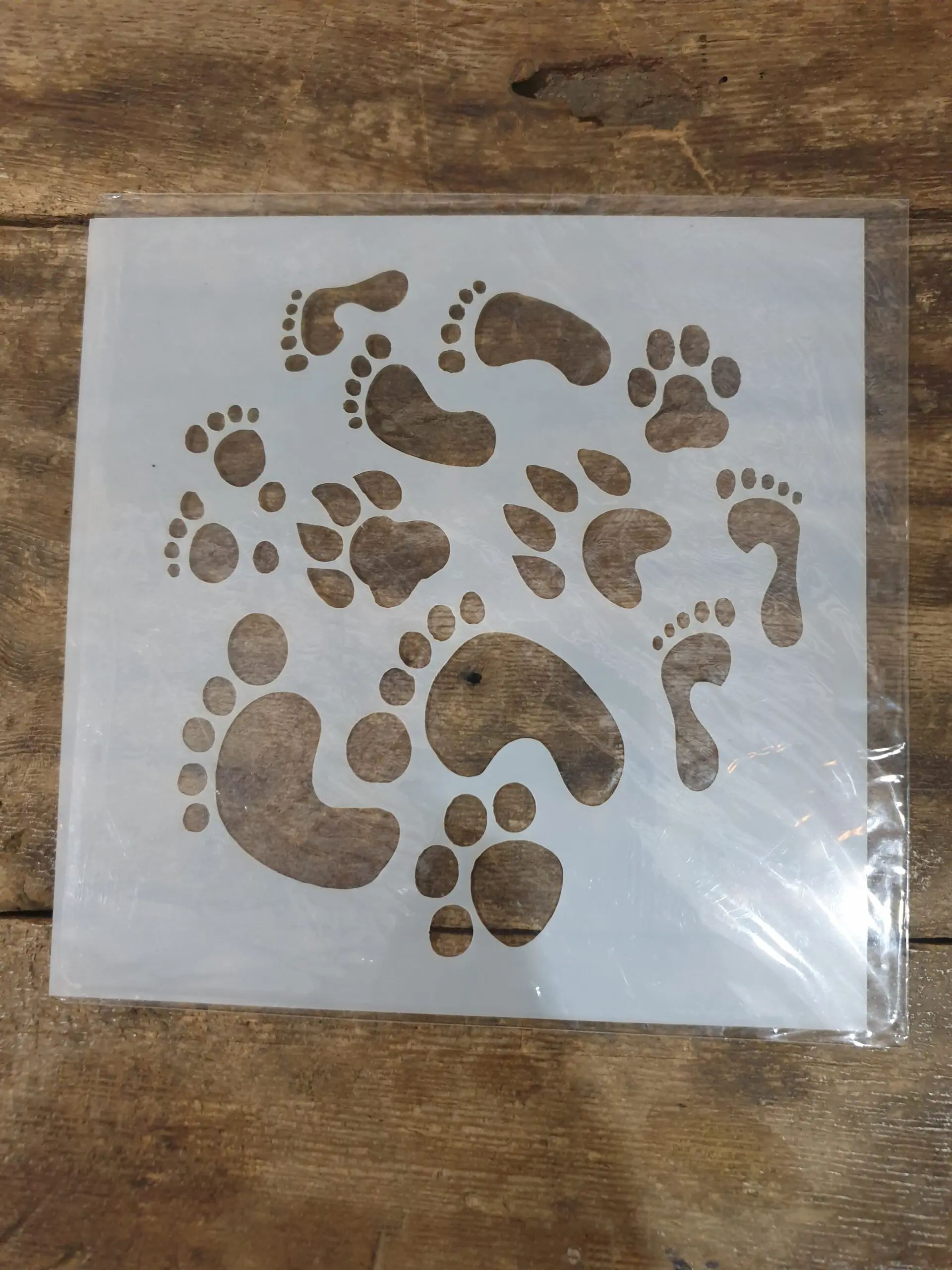 Baby Feet theme Decoration icing Stencils