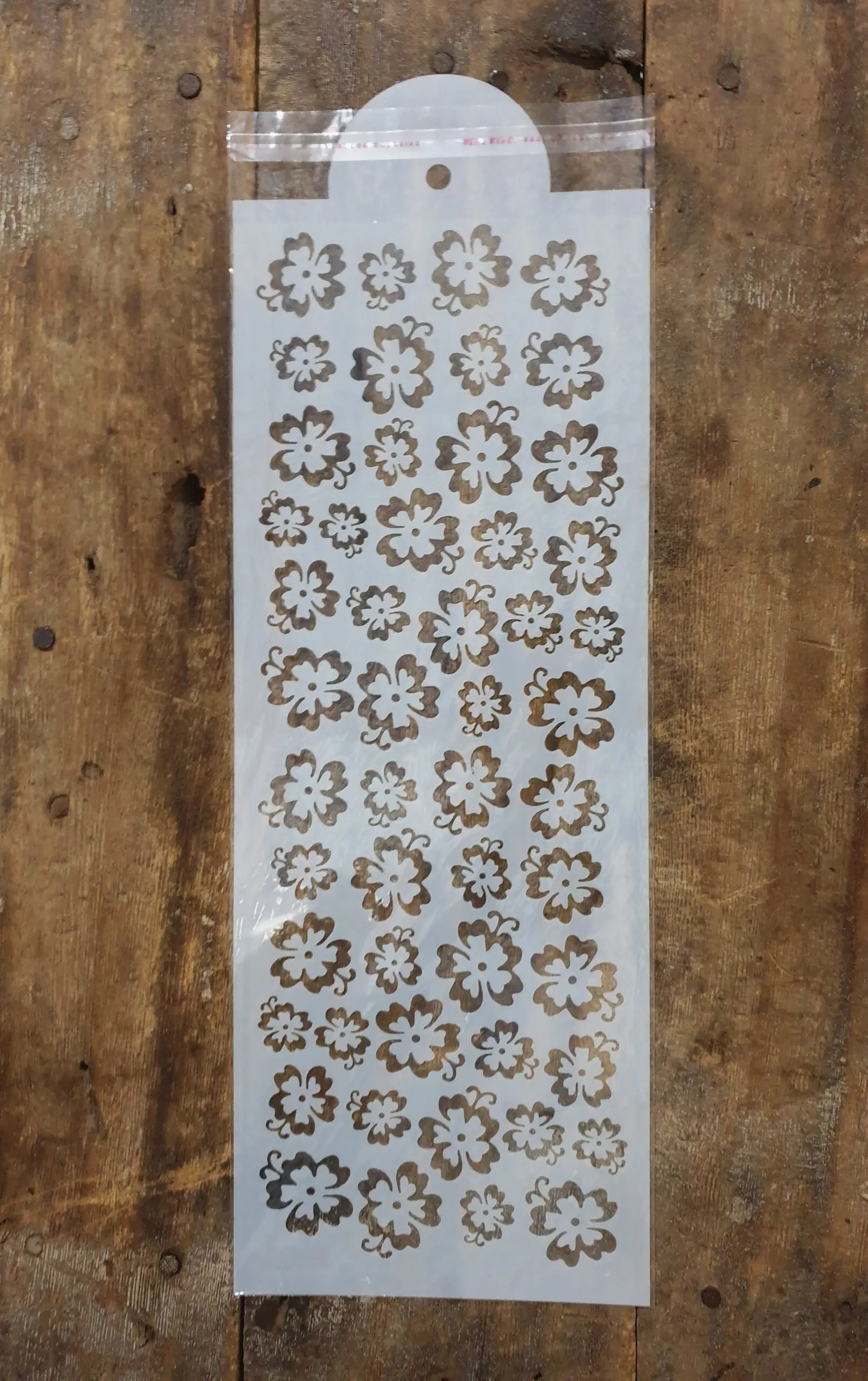 1 pcs Cake floral Cake Border Decoration icing Stencils style 7