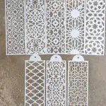 8 pcs texture Decoration icing Stencils style 10