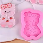 Cute Teddy Bear Silicone Mould for Fondant, Chocolate & DIY Crafts