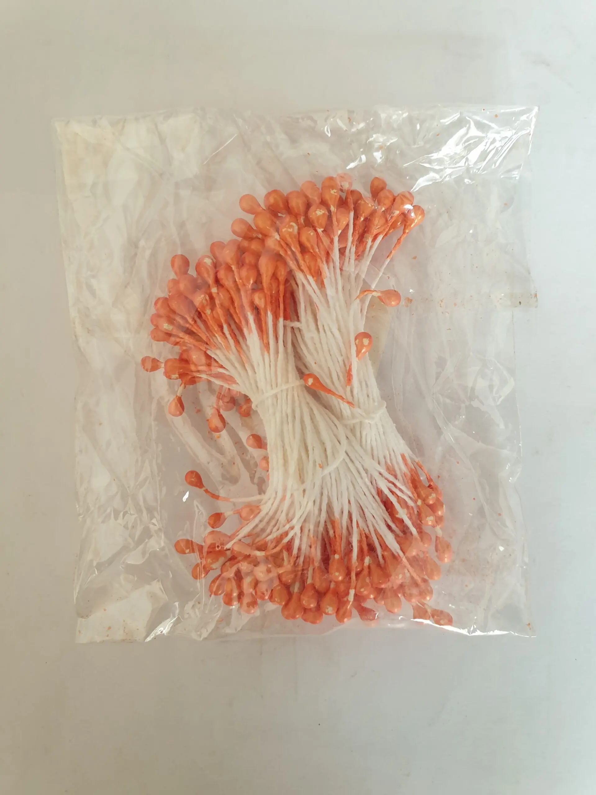 Non-Edible High End Artificial Pollen Stem ( Dark Orange )