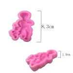 3D Baby Boy holding toy silicone mould