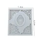 Decoration Brooch boarder Silicon Mould