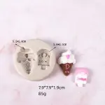 Double Cavity Ice Cream Mould for Homemade Popsicles & Chocolate Making