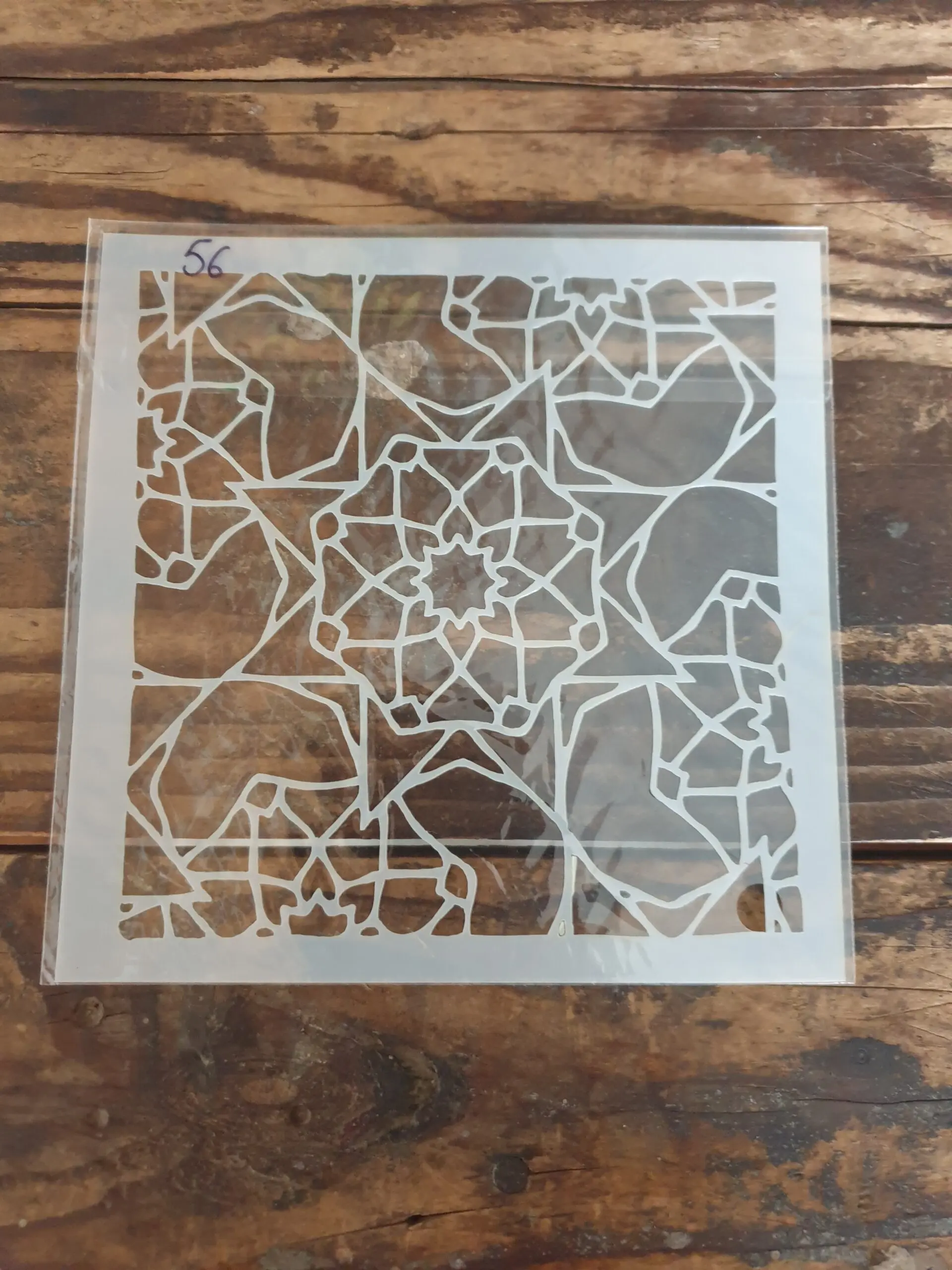 1 pcs Floral Pattern Decoration icing Stencils style 17