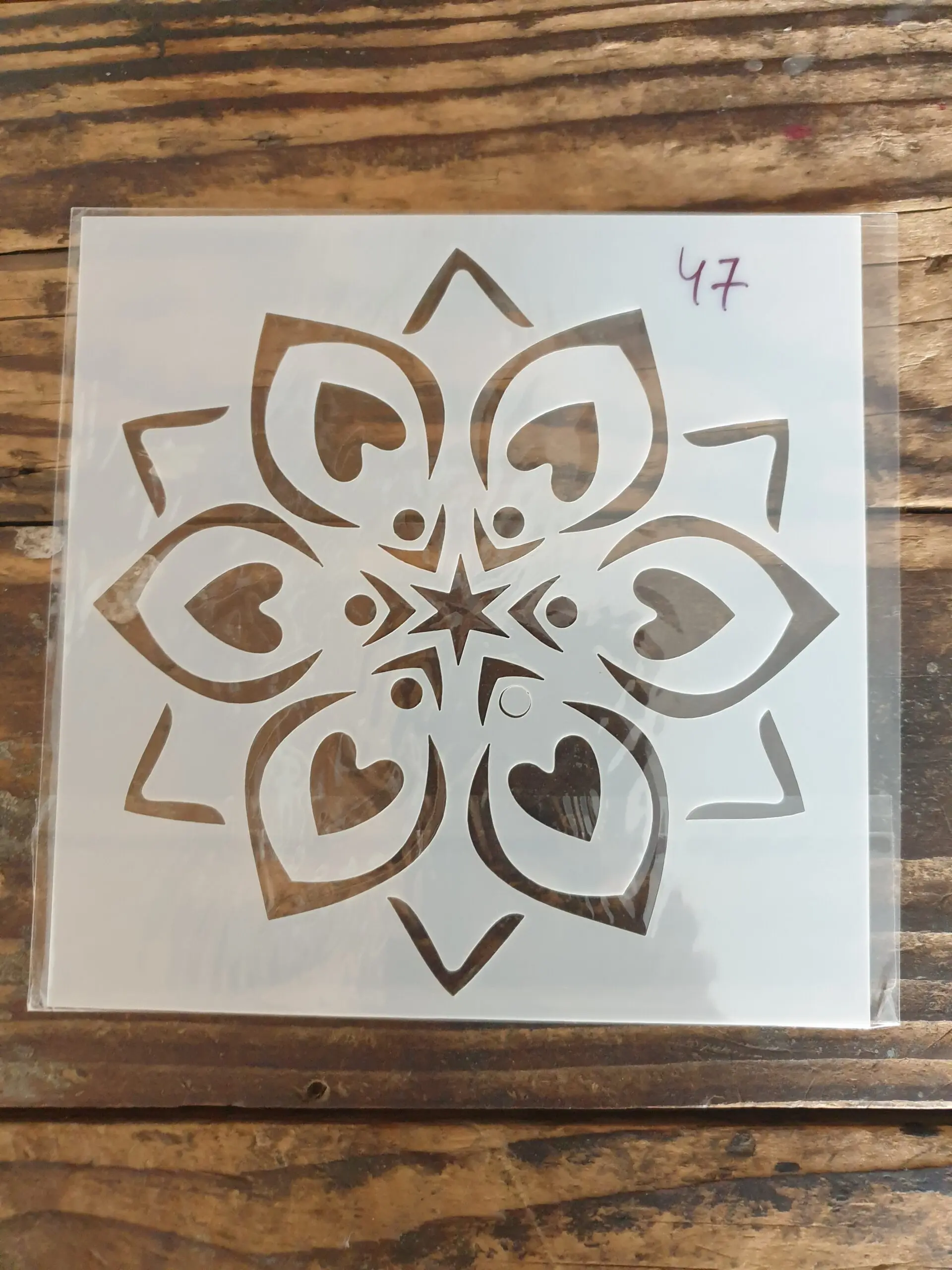 1 pcs Floral Pattern Decoration icing Stencils Style 29