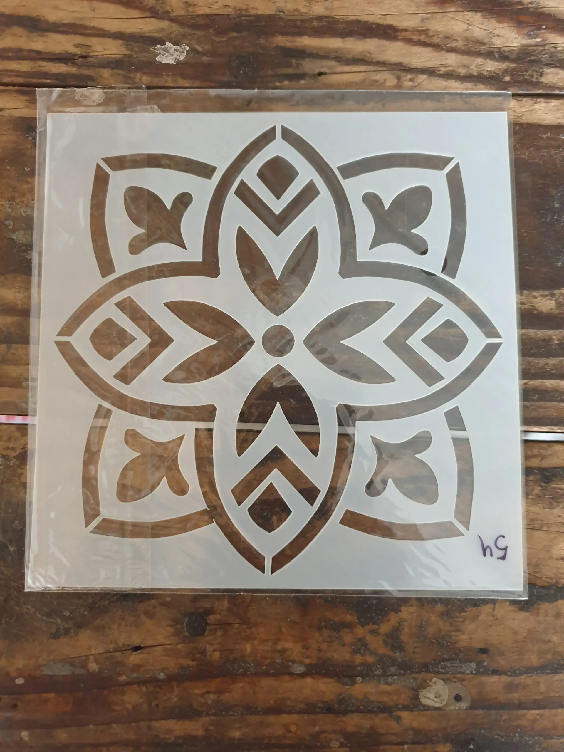1 pcs Floral Pattern Decoration icing Stencils style 18
