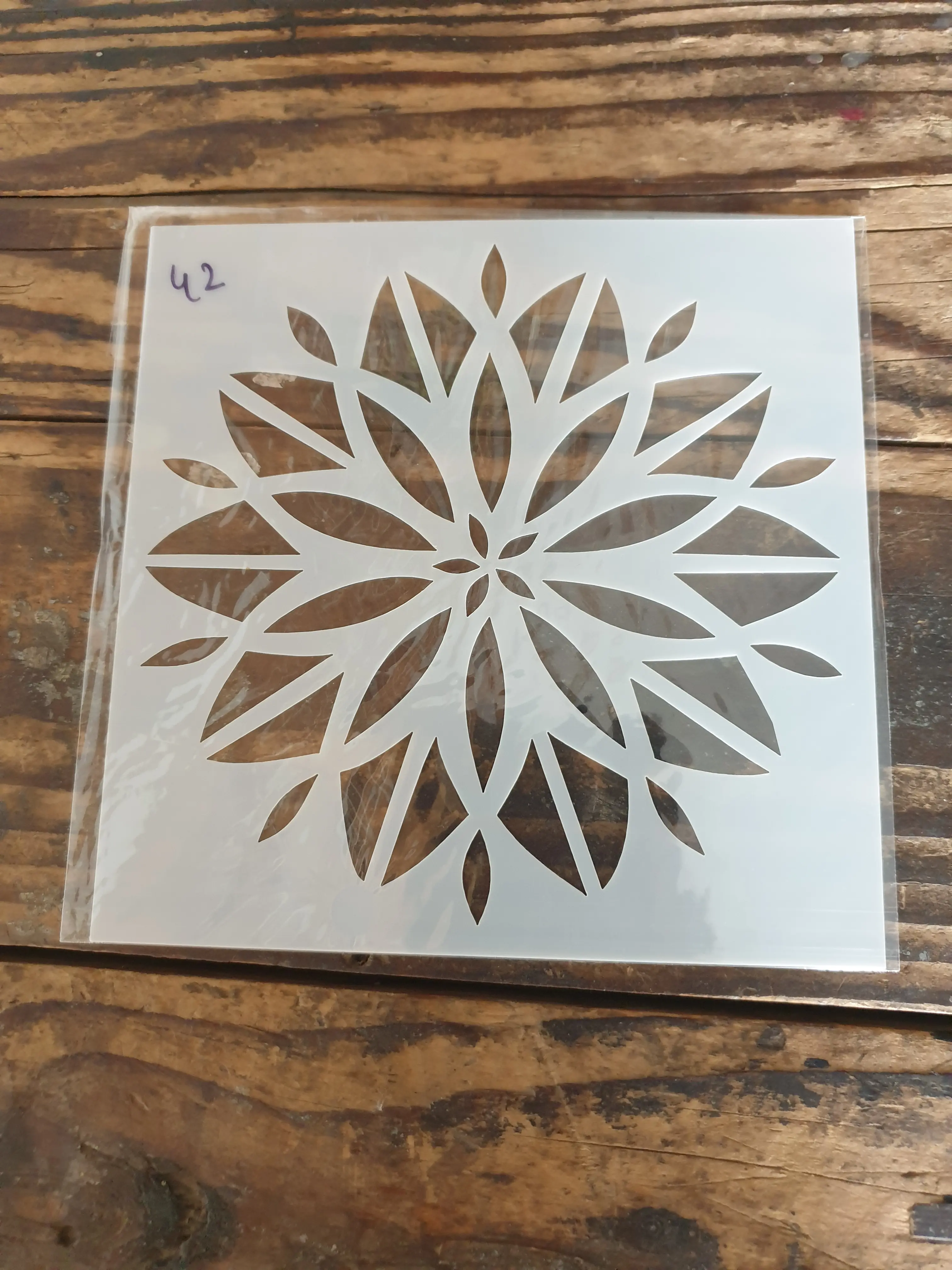 1 pcs Floral Pattern Decoration icing Stencils Style 34