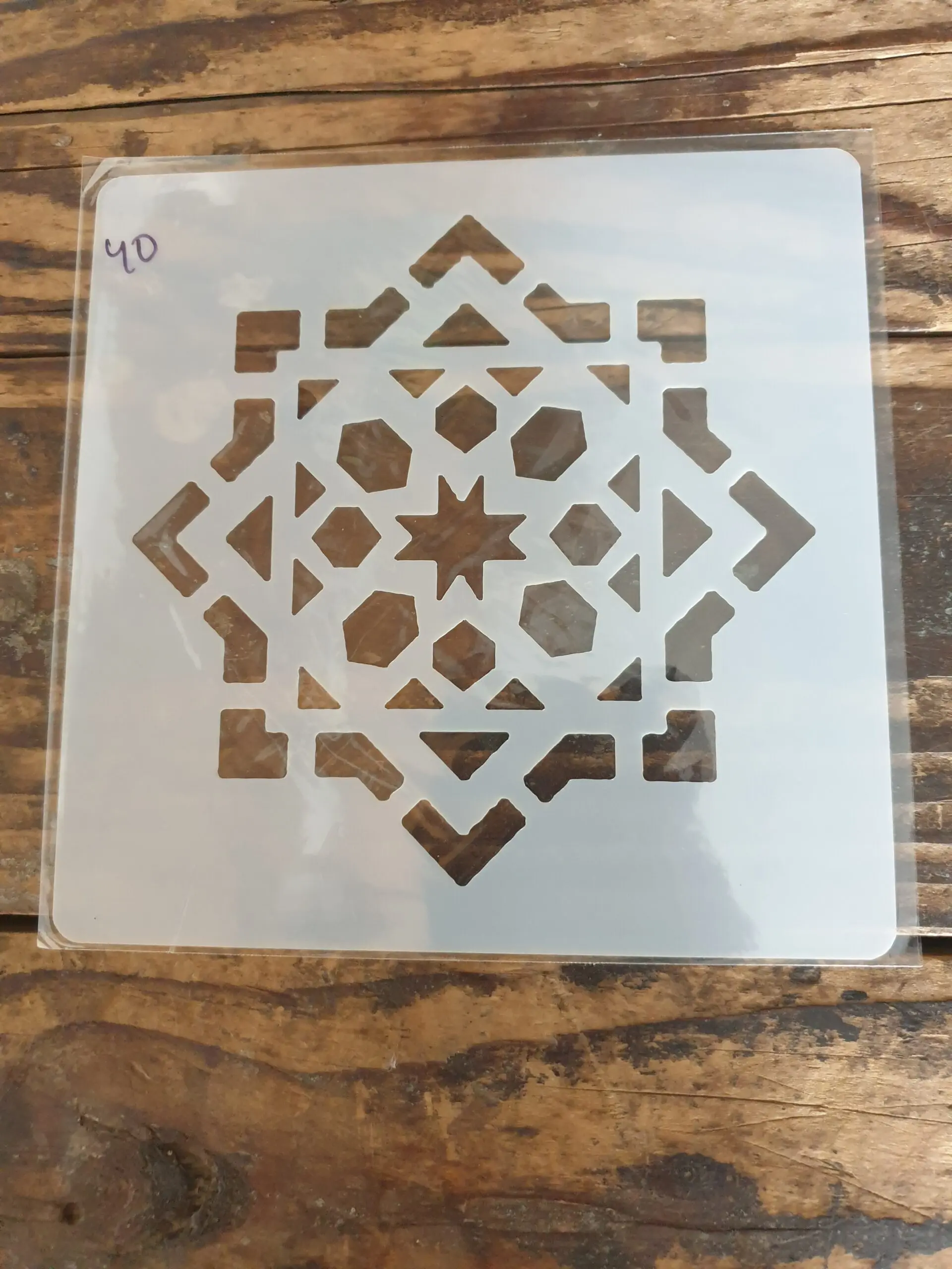 1 pcs Pattern Decoration icing Stencils Style 35