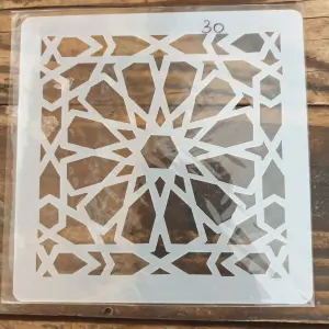 1 pcs Floral Pattern Decoration icing Stencils Style 43