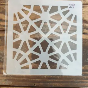1 pcs Floral Pattern Decoration icing Stencils Style 44