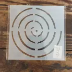 1 pcs Spiral Pattern Decoration icing Stencils