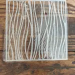 1 pcs Wavy Lines Decoration icing Stencils
