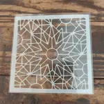 1 pcs Floral Pattern Decoration icing Stencils style 22