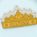 Princess Crown Shaped Silicone Mould Fondant Sugar Craft Chocolate Moulds