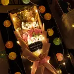 1 pcs led love cake toy topper
