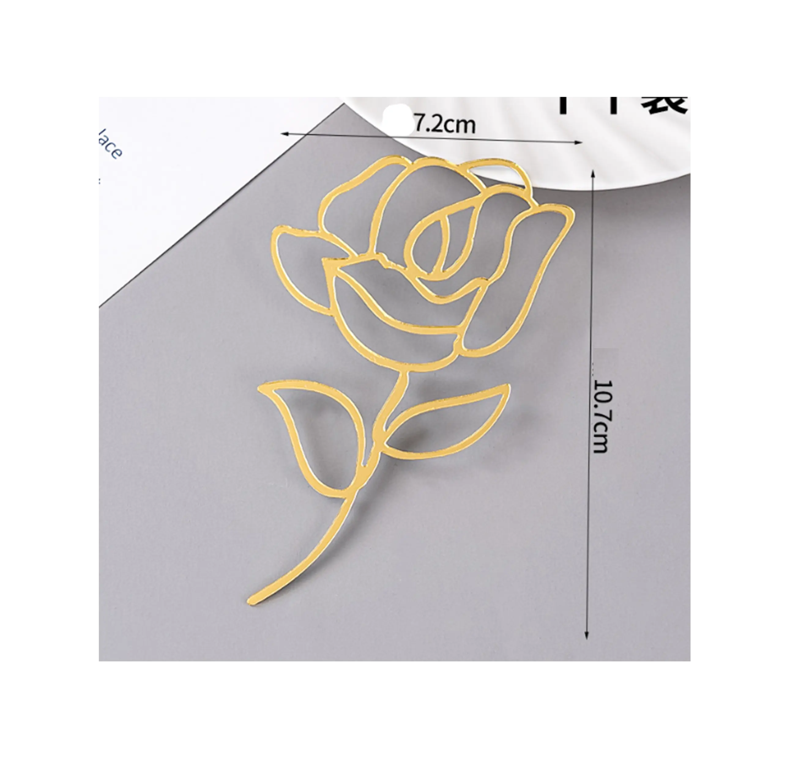 1 Pcs Acrylic Rose Flower Acrylic Cake topper Style 2