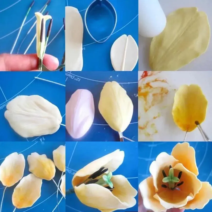 Flower Tulip Petal Cutter Set