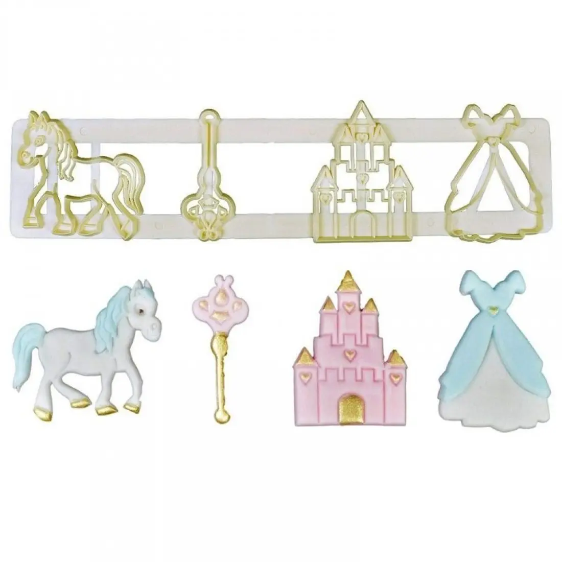 1 Pcs Fairy Tale Theme Fondant Cutter