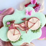 Bicycle Cycle with basket silicone mould