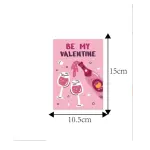 Valentines Large sticker theme 6 Sticker sheet