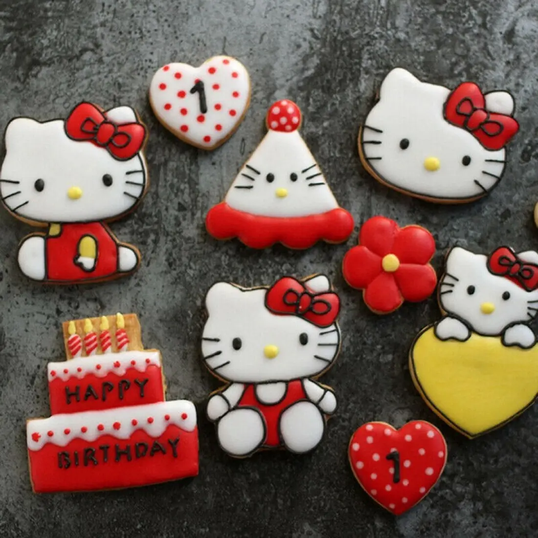 8 pcs Hello Kitty Cookie Cutter