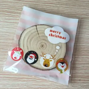 Christmas Themed 100pcs Cookie Candy Sleeve