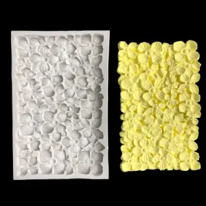 Hydrangea Silicone Flower Mould for Fondant, Chocolate & DIY Crafts