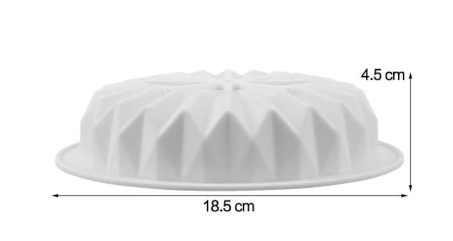 Geometric shaped abstract silicone cake mould entremet mould