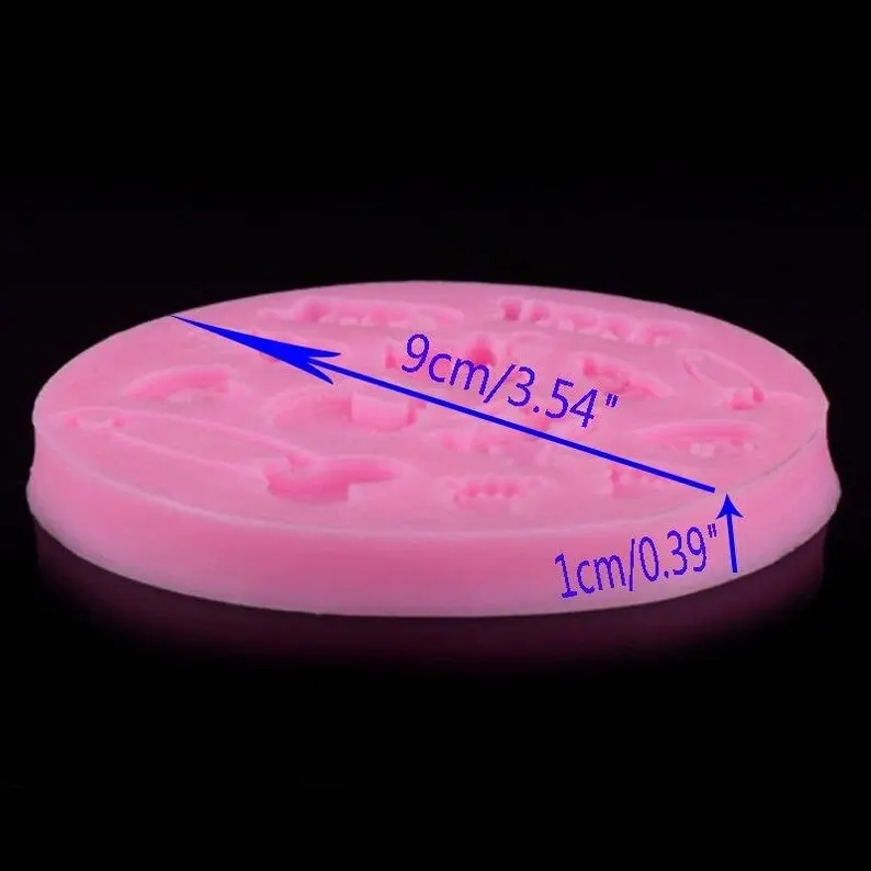 Baby shower boy silicone mould