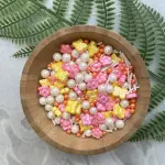 Colorful Butterfly,Flower and Pearl Shapes Sprinklers 100gm