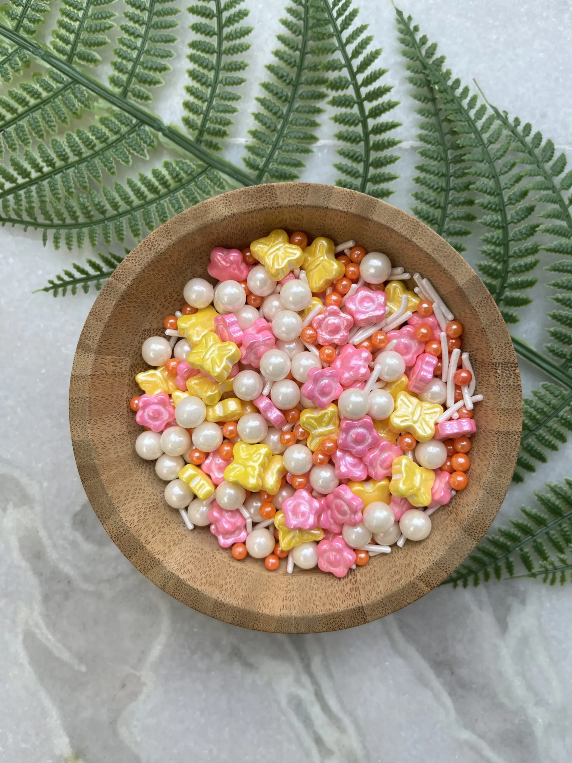 Colorful Butterfly,Flower and Pearl Shapes Sprinklers 100gm