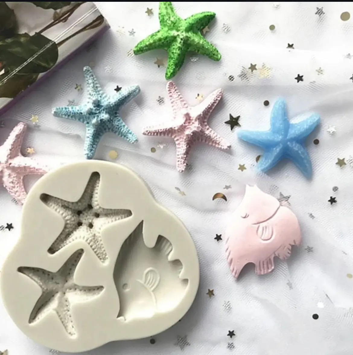 Fish star fish Silicone Mould