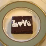 4 pcs Love theme icing stencil